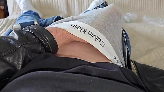 Leather-Laden Thug Spews Thick Load as Dominant CK Master Claims His Tight Hole – Phantom