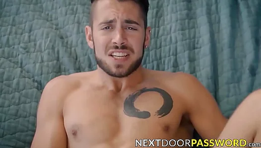 Hairy Stepmate Donte Enjoys Thick Cock Showdown with Stepbro Dantes Heavier Load