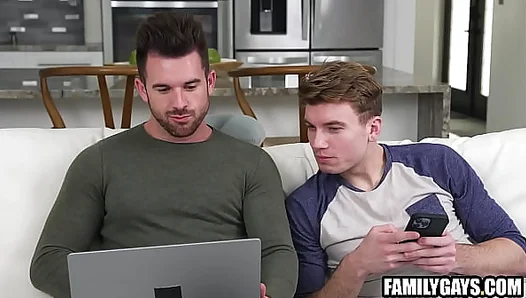 Forbidden Stepbrother Passion Ignites as Hidden Desire for Raw Sex is Satisfied Behind