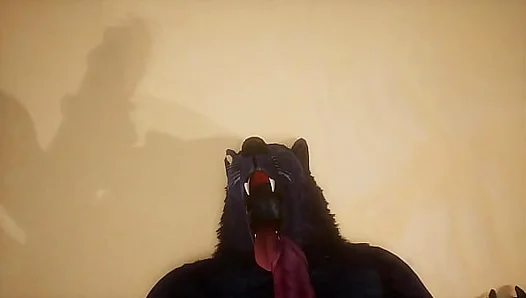 Feral Mating Rite: Raw Animal Lust Consumes Two Dominant Wolves in the Wilderness