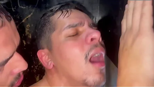 Young White Stallion Hooks Up with Raw-Loving Hunks at Public Gloryhole - RedHotOnly