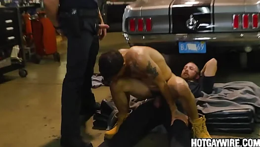 Cuffed and Claimed: Two Strapping Officers Ravage Him Thoroughly in Part 3 – Gay XXX