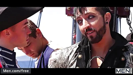 Sailors Sizzling Threeway on the High Seas - PiratesXXX: Part 3