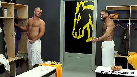 Musky Sweat Soaked Threesome: Hairy Athletic Buddies Pound Each Other Raw in Steamy