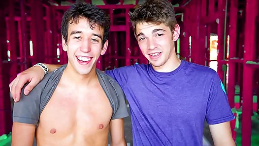 Cute Escort Twinks Heat Up Steamy Paid Encounter - GayXXX 18+