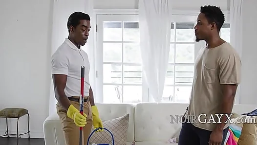 Steamy Clean-Up Session: DeAngelo Jordans Enjoys Nude Playtime with Sexy Guys –