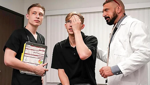 The Hungry Doc Devours His Sexy Patients Throbbing Member on a Lewd Exam – DoctorBlows 18+