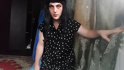 Sultry Seduction: Femboys Whimsical Twirls Mesmerize the Camera – 18+