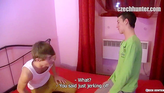 Thick Cock Worship: Hung Twink POV Blowjob Frenzy as They Swap Sucking