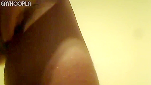 Tempting Tan Lines Frame His Powerful Physique as He Masturbates His Thick, Ripped Cock