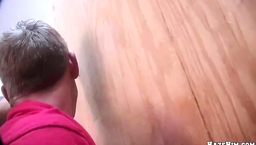 Straight Mens Wild Descent: Glory Hole Debut Leads to Insatiable Deep Throating Challenge
