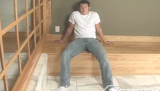 Clints Steamy Shower Solo: Throbbing Thick Cock Takes Center Stage