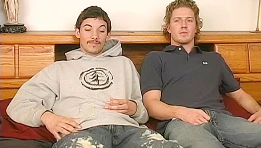 Blond Buddies Engage in Lewd Banter Before Unleashing Steamy Dual Jerks – Explicit Gay