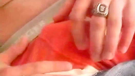 Hands-On Pleasure: Eager Fingers Squeeze and Stroke Carls Throbbing, Milk-Filled Cock in