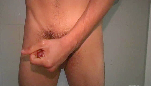 Thick, Bushy Ex-Boyfriend Spills Loads Live On Camera – Intense Solo Jerk Off Session