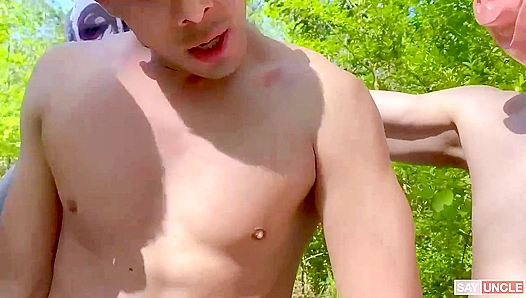 Sun-Kissed Fiesta: Latino Boys Lose Control in a Sizzling Outdoor Gangbang – TinyGays 18+