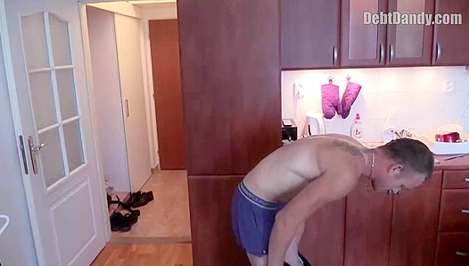 Blonde Boy Swallows His Sins: Buries Debt in Daddys Meat as Payment — DebtDandy 18+
