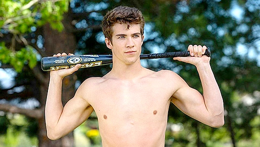 Young Stud Dylan Unleashes His Throbbing erection in Solo Pleasure