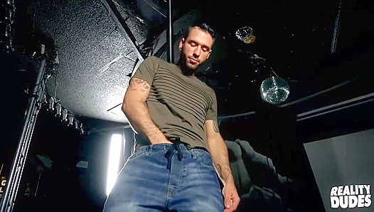 Stripping Exposed: Handsome Latin Lover Teases Massive Erection, Self-Services on Cam -
