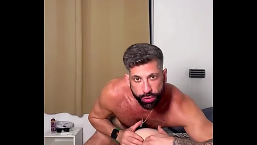 Steamy Anal Thrusts: Strong, Muscular Top Takes Control with Ferocious Grip