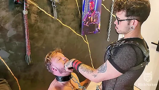 Puppy Play Dominance: Husband Films Wifes Total Submission to His Bulging Cock
