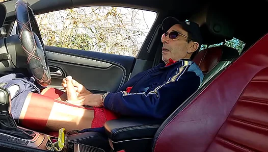 Steamy Encounter: Catches Gypsy Stud in Public Car Play – Cruise Hookup