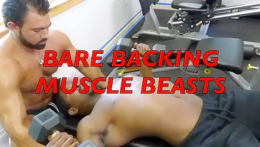 Bareback Beastliness Ignites Between Two Massive, Muscular Men - No Rubbers, Just Raw