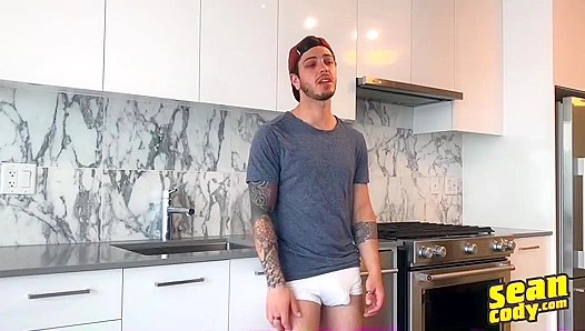 Tattooed Hunk Dexs Deep Floor Fucking Session With Himself