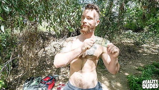Bearded Hunk Devin Vex Gets Rough Outdoor Plowing by Straight-Throbbing Paul Wagner