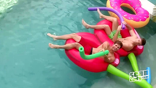 Rough, Unbridled Butt Frenzy: Dean Jakob Takes Sean Codys Cock Deep and Hard