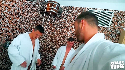 Steamy Threesome Eruption: Tony, Vito Doms Sizzling Hookups Ignite Ryus Wild Desire in