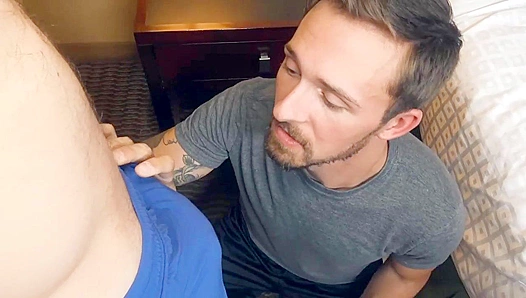 Inked Studs Desperate Swallow: Gobbling Paul Wagners Huge Cum Shot