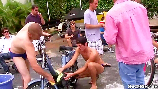 Brotherly Bonding Blows Over into Steamy Gay Sex – 18+