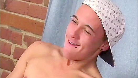Cocky Young Friends Playfully Stroke and Tease Each Others Erections in Lecherous