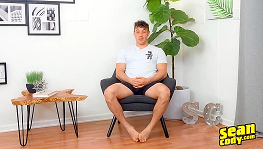 Adorable Boys Throbbing Cock Unleashes a Vast Pearly Load