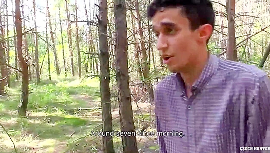 Czech Hunters Exotic Stallion Enjoys Woodland Rear Fucking