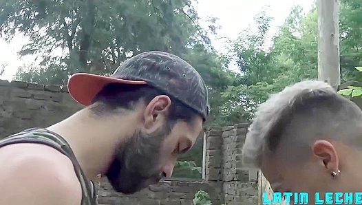 Sultry Latin Encounter: Radison Freddys Scorching Outdoor Threesome with Kendros – 18+