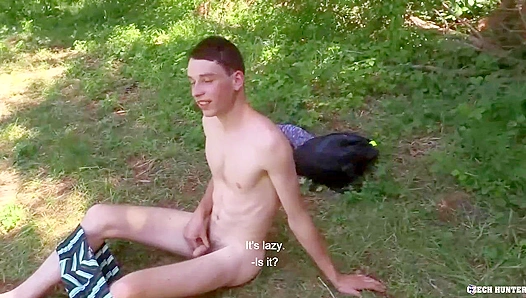 Czech Lad Enjoys Raw Fuck Under Open Sky – Uninhibited XXX Thrusts – Hot Teen Gay Action