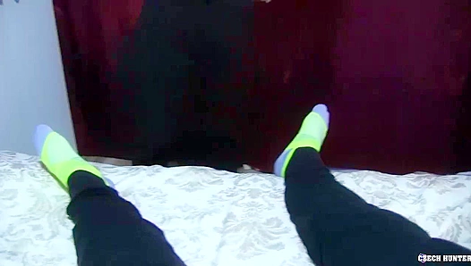 Horny Hairy Students Ass Gets Pounded Hard by XXX Daddy