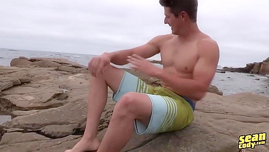 Hunky Sean Cums Hard, Thick Hairy Dick Quivering in Pleasure - SeanCodyX 4K