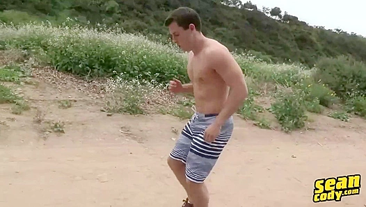 Gregorys Heavenly Eruption: Blazing Solo Orgasm Unleashed on SeanCody