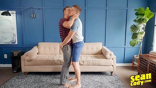Deacon Gibsons Steamy Floor Fling - Raw, Hard Sex on the Floor with Sean Cody