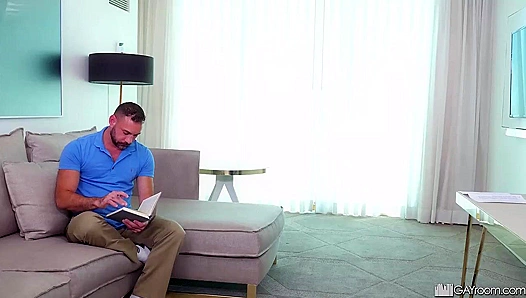 Blake Houstons Raw Throat Fucked By Stepdad James Jacobs Huge Cock - ManRoyale