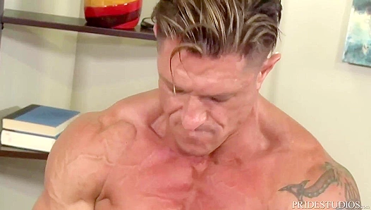 Steamy Threeway Thrills: Bryce, Jay Chads Scorching Anal Escapade