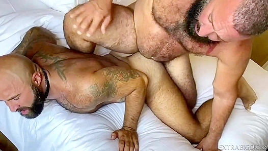 Hunky Beasts Clash in Steamy Rimming and Creamy Fuck Piles - Alex, Atlas, Grants Power