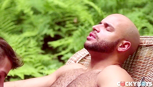 Allen King Mounts Sean Zevran for a Rugged Outdoor Fuck on CockyBoys