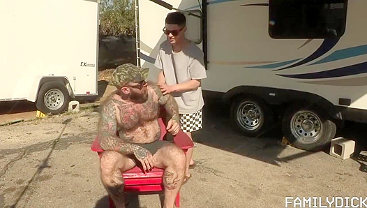 Forbidden Family Lust Ignites When Young Dylan Sucks Jacks Huge, Musky Stepdad Cock Al