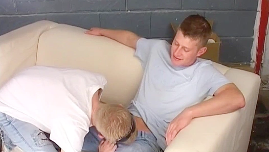 Blond Hunk Lex Takes Control, Devours Michaels Beefy Shaft – Staxus