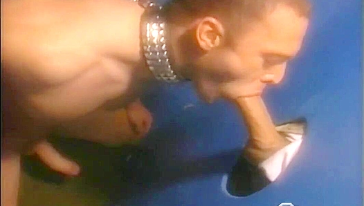 Falcons Dean Spencer Leashed and Masturbating with Pleasure