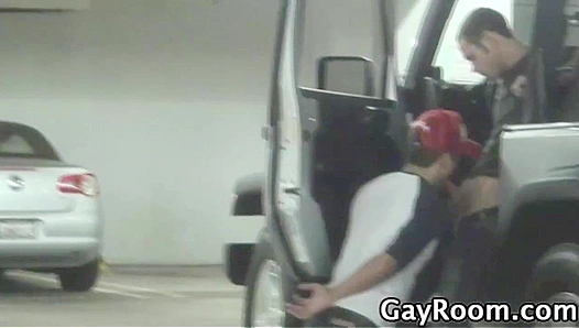 Bryce Stars Secret Road Trip Oral: Deep-Throating in the Backseat – GayXXX